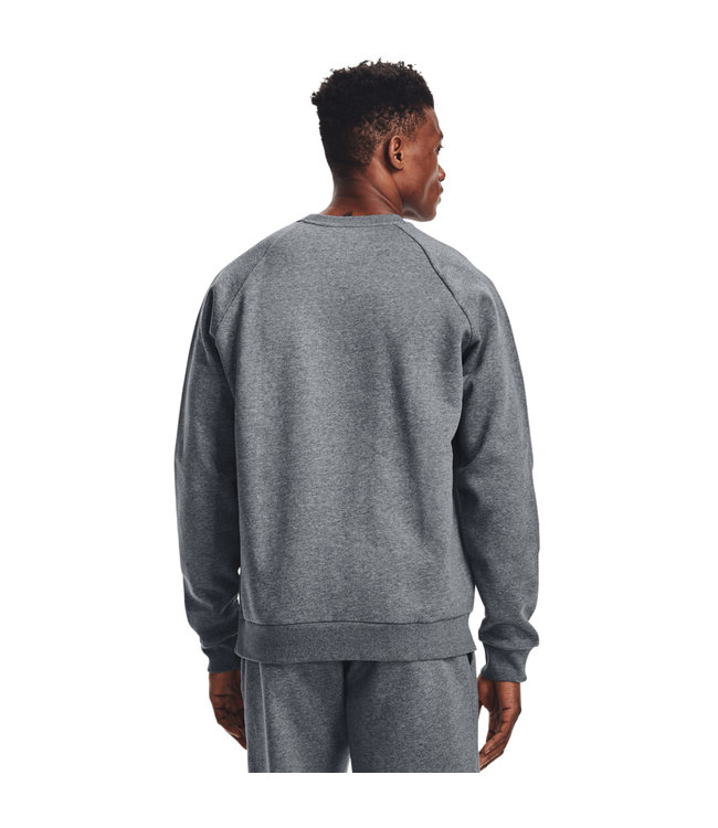 Under Armour UA Rival Fleece Crew-Pitch Grey Light Heather / / Onyx White