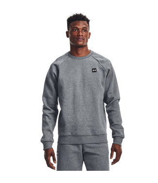 Under Armour UA Rival Fleece Crew-Pitch Grey Light Heather / / Onyx White