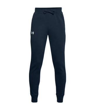 Under Armour UA RIVAL COTTON PANTS-Academy // Blanc Onyx