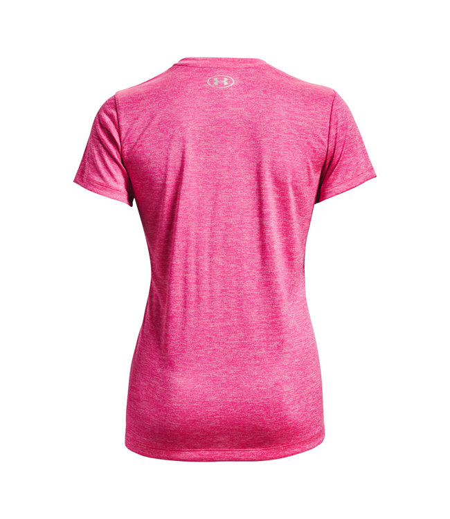 Under Armour Tech SSV - Twist-Electro-Pink / Halo-Grau / Metallic-Silber