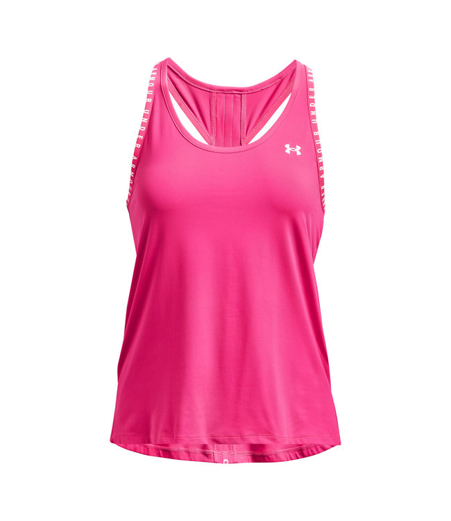 Under Armour UA Knockout Tank-Rose Electro / Rose Electro / Blanc