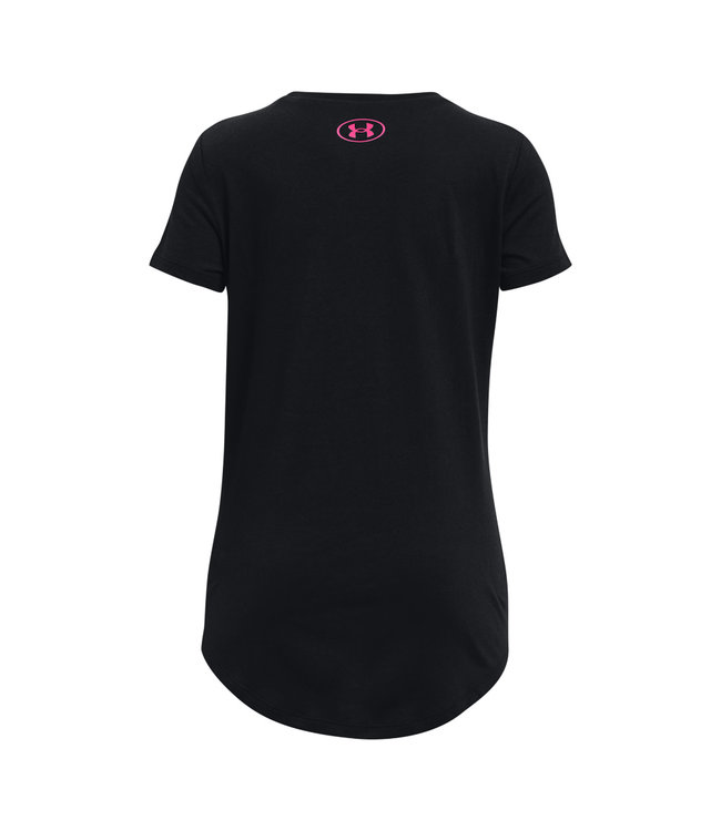 Under Armour Live Sportstyle Graphic SS-Black / Meisjestop
