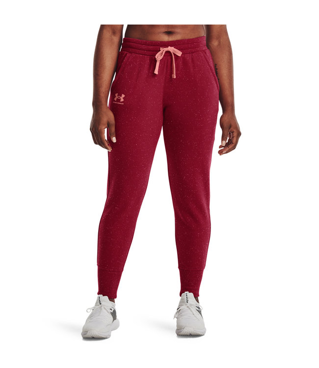 Under Armour Rival Fleece Joggers-Black Rose / Damen Joggers