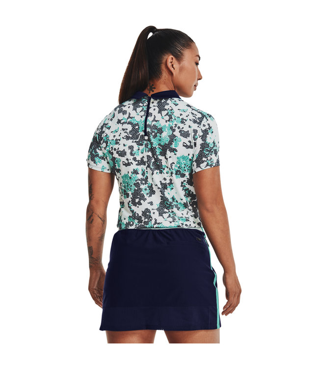 Under Armour Polo UA Zinger Rise SS-Midnight Navy/Neptune/Metallic Silver