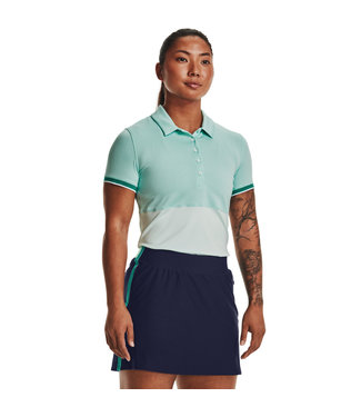 Under Armour Polo UA Zinger Point SS-Sea Mist / Neptune / Metallic Silver