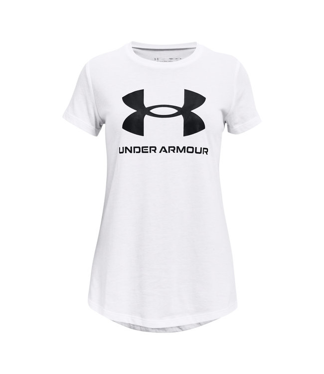 Under Armour Live Sportstyle Graphic SS-Blanco / / Negro
