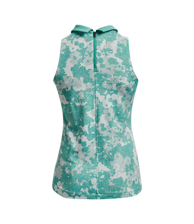 Under Armour Polo UA Zinger Rise Slvls-Neptune // Plata metalizada