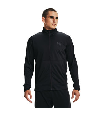 Under Armour UA PIQUE TRACK JACKET-Black / / Black