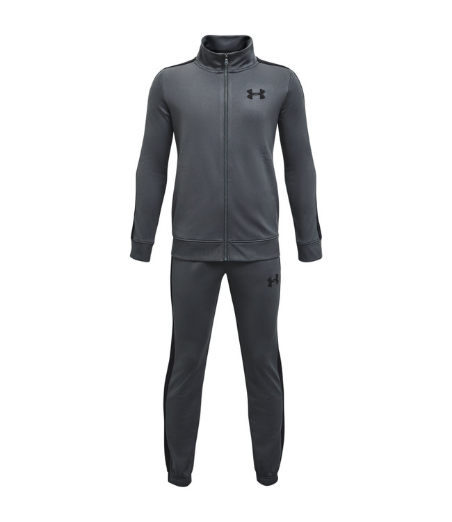 Under Armour TRACK SUIT - Tracksuit - pitch gray/black/grey