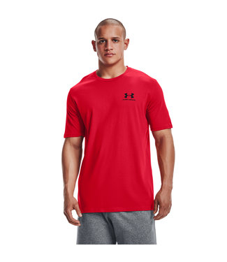 Under Armour UA SPORTSTYLE LC SS-Rot // Schwarz