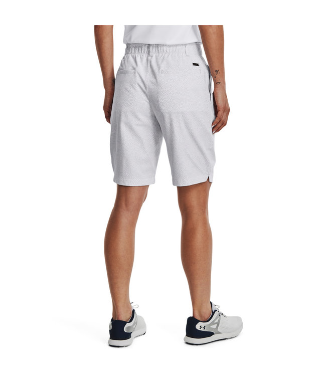 Under Armour UA Links Printed Short-White/Halo Gray/Metallic Silver