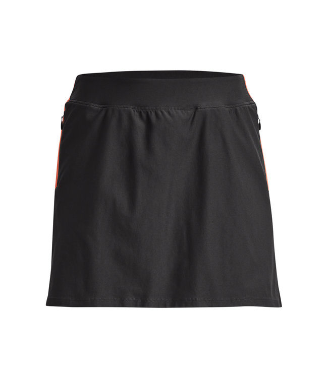 Under Armour UA Links Knit Skort-Jet Gray / Vermillion / Metallic Silver