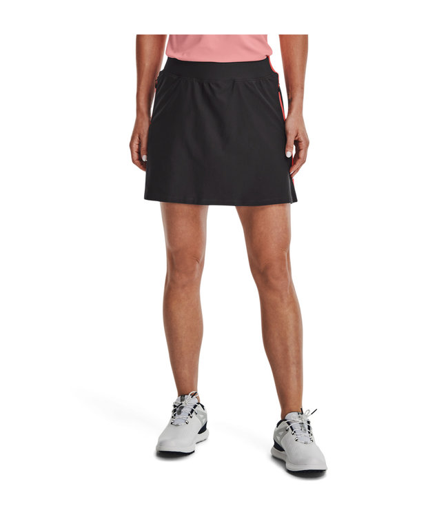 Under Armour UA Links Knit Skort-Jet Gray / Vermillion / Metallic Silver