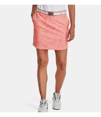 Under Armour Falda pantalón UA Links Woven Printed-Rosa arena/Vermillion/Plata metalizada