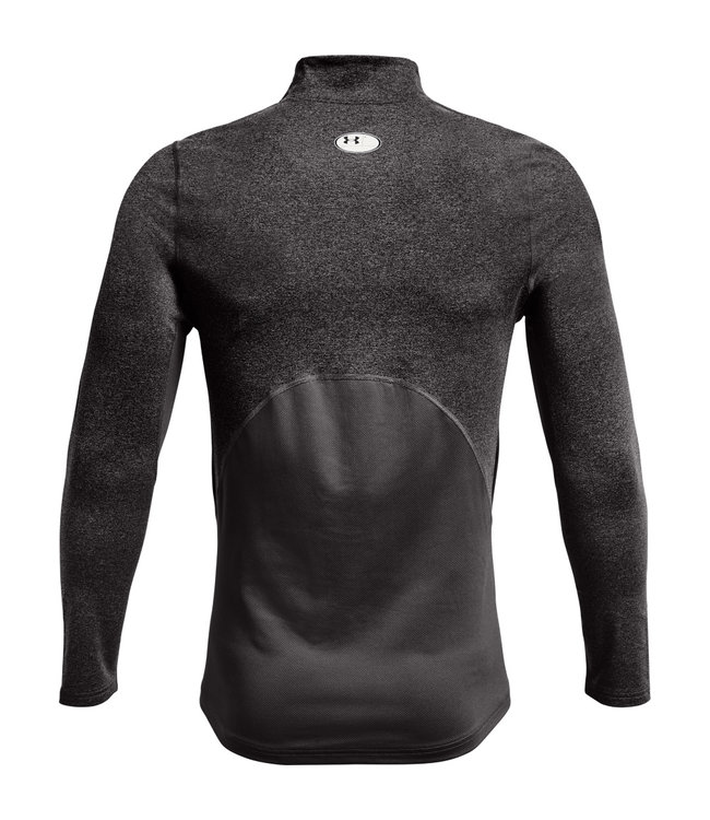 Under Armour UA CG Armour Fitted Mock-Charcoal Light Heather / / Zwart