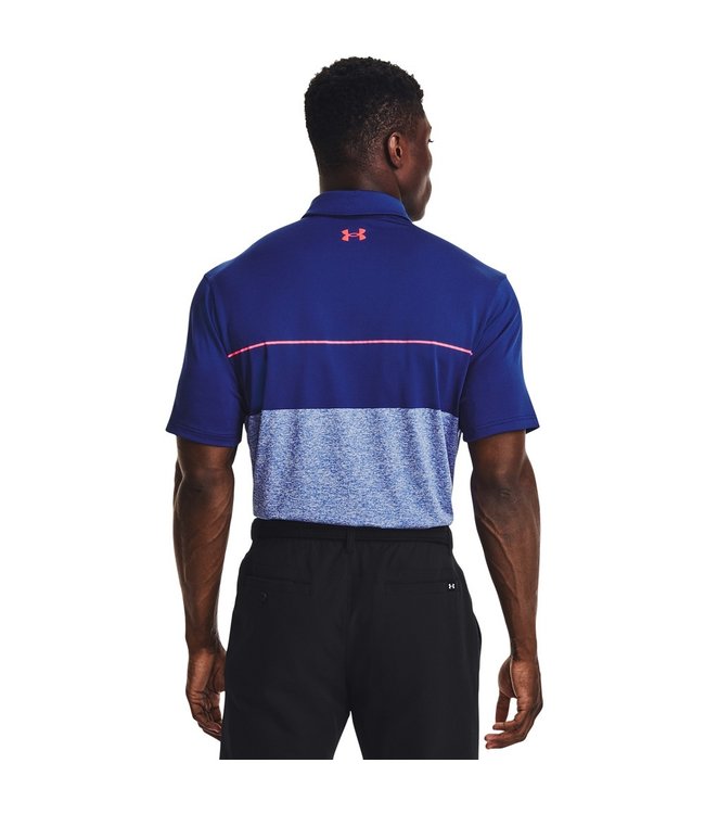 Under Armour UA Playoff Polo 2.0 - Bauhausblau / Oxfordblau / Bolzenrot
