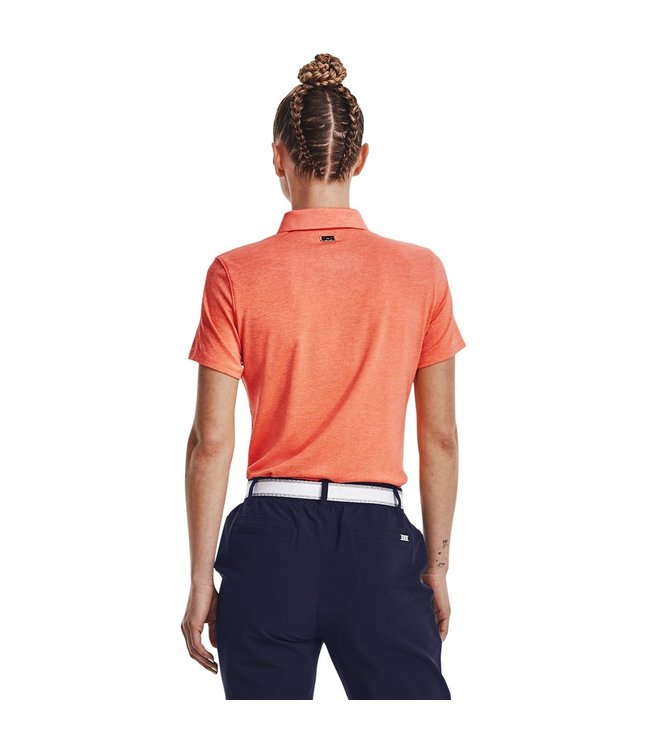 Under Armour UA Zinger Kurzarm-Poloshirt – Afterglow/Sunset Boulevard/Metallic Silver