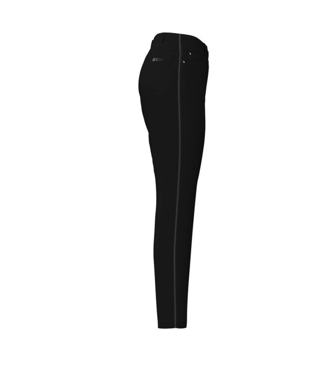Under Armour Pantalón UA CGI Left 5 Pocket-Negro // Plateado metalizado