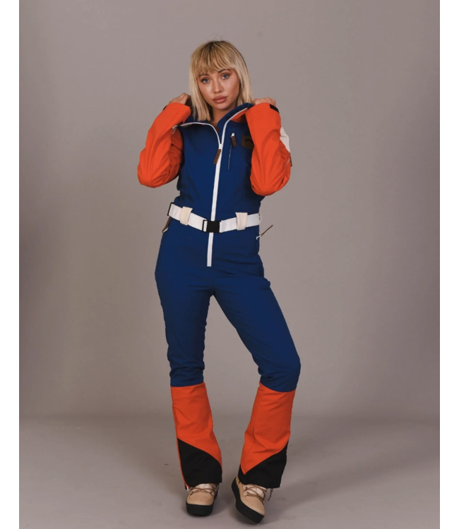 OOSC COMBINAISON DE SKI CHIC MARINE & ROUGE - FEMME