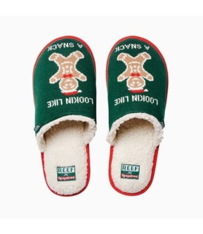 Reef Reef X Tipsy Elves Look Like A Snack-pantoffels voor Dames