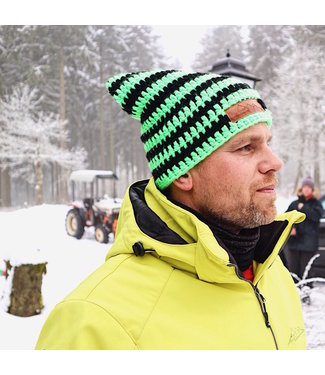 Visera de invierno para hombre Sombrero Beanie con orejeras Gorra de  béisbol de punto Sombrero de esquí de ala corta Sombrero de forro polar  cálido