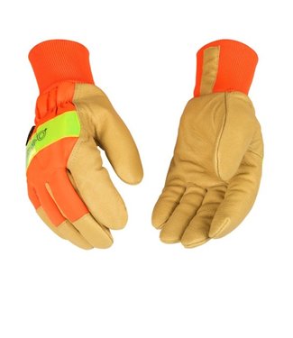 Kinco 1938KW Reflecterende koud weer handschoenen oranje