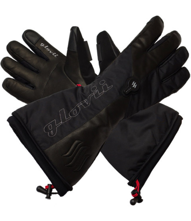 Guantes de esquí calefactables negros 