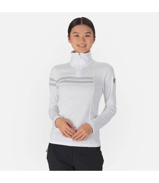 Rossignol W RESORT 1/2 ZIP Blanc - Femme