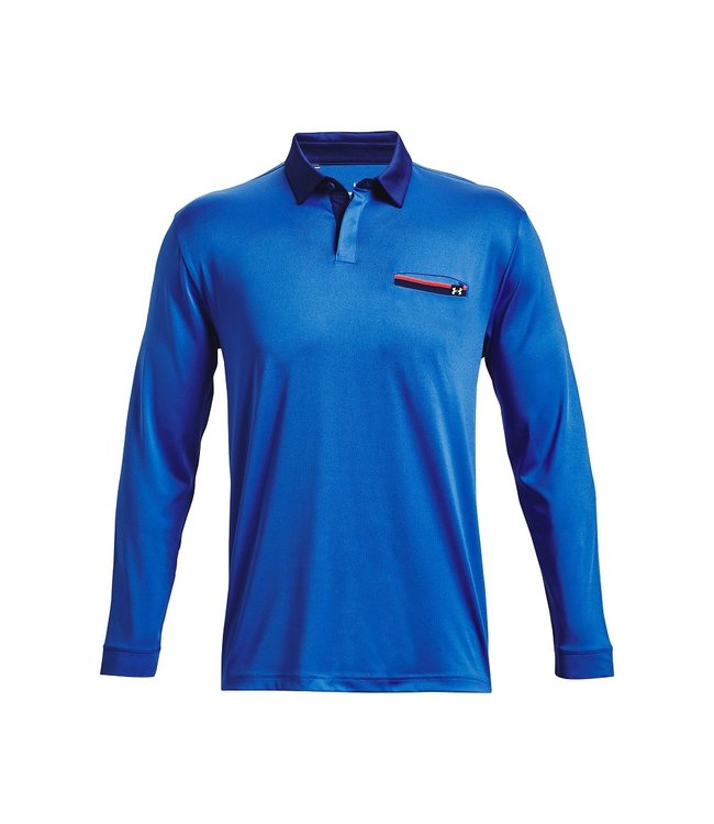 Under Armour UA Playoff 2.0 Pocket Polo - Versa Blue /  / White