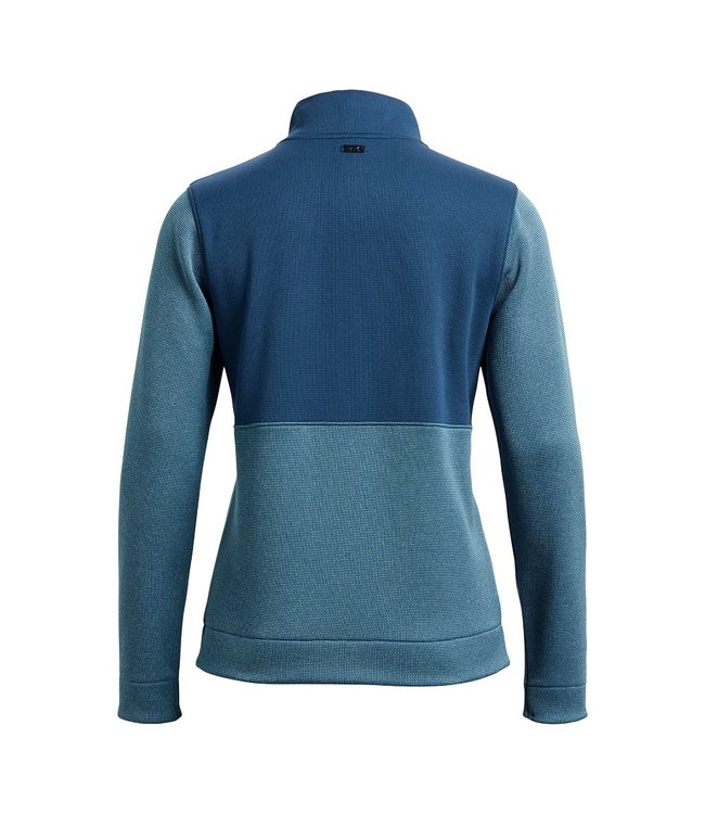 Under Armour UA Storm SweaterFleece HZ - Petrol Blue / Fuse Teal / Metallic Silver