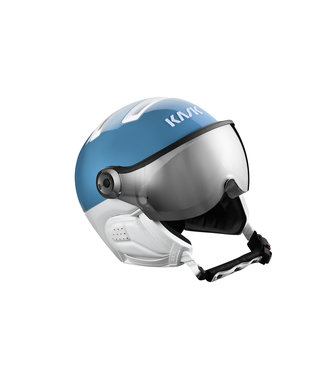 Kask Piuma R Class Sport Vizor Papel Azúcar Azul