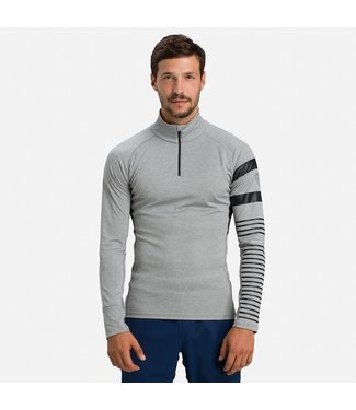 Rossignol POURSUITE 1/2 ZIP - GRIS CHINÉ - HOMME