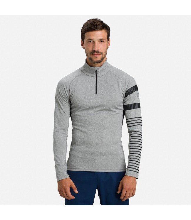 Rossignol POURSUITE 1/2 ZIP - HEATHER GRAU - HERREN - BASELAYER