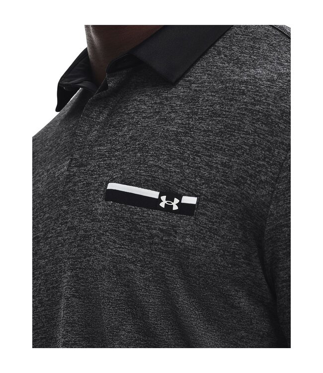 Under Armour Polo con bolsillo UA Playoff 2.0 - Negro / / Blanco