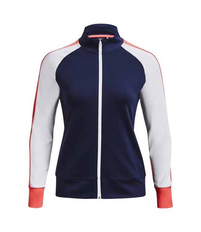 Under Armour UA Storm Midlayer FZ-Midnight Navy / White / Metallic Silver