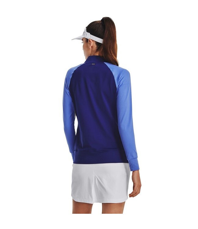 Under Armour UA Storm Midlayer FZ-Sonar Blau // Metallic Silber