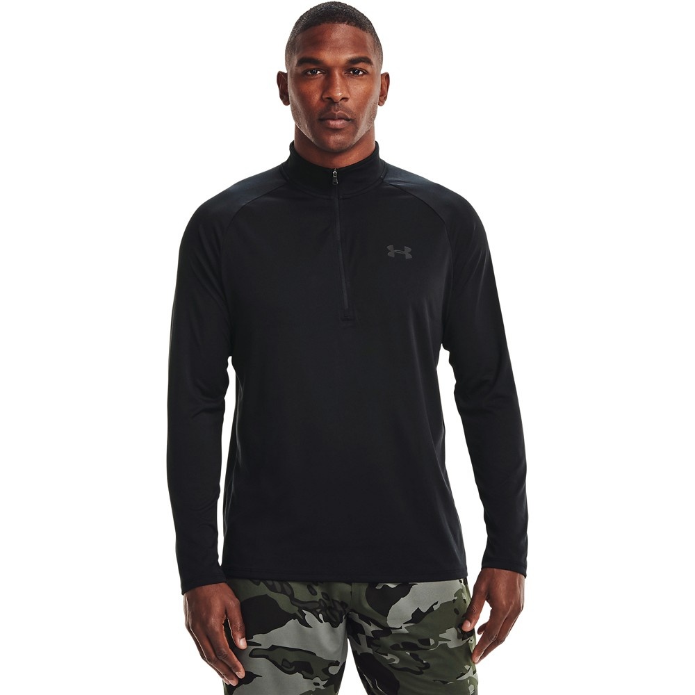 UA Tech 2.0 1/2 Zip - Zwart - Heren