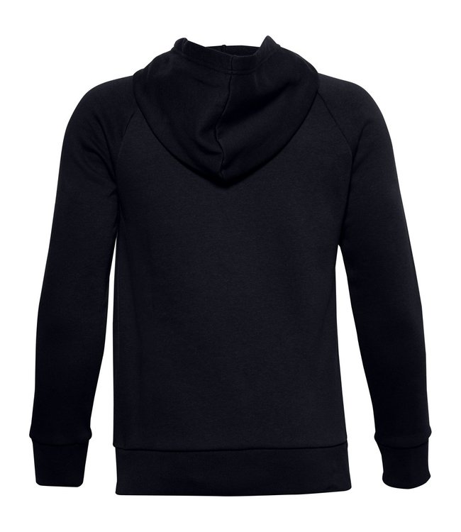 Under Armour Sweat à capuche en coton UA Rival-Noir // Blanc Onyx