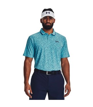 Under Armour UA Iso-Chill Palm Dash Polo-Glacier Blue / Blue Mirage / Blue Mirage