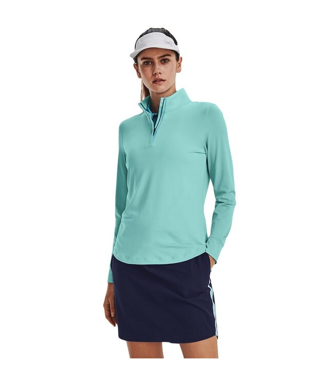 Under Armour UA Zinger 1/4 Zip-Mousse Bleue // Argent Métallisé
