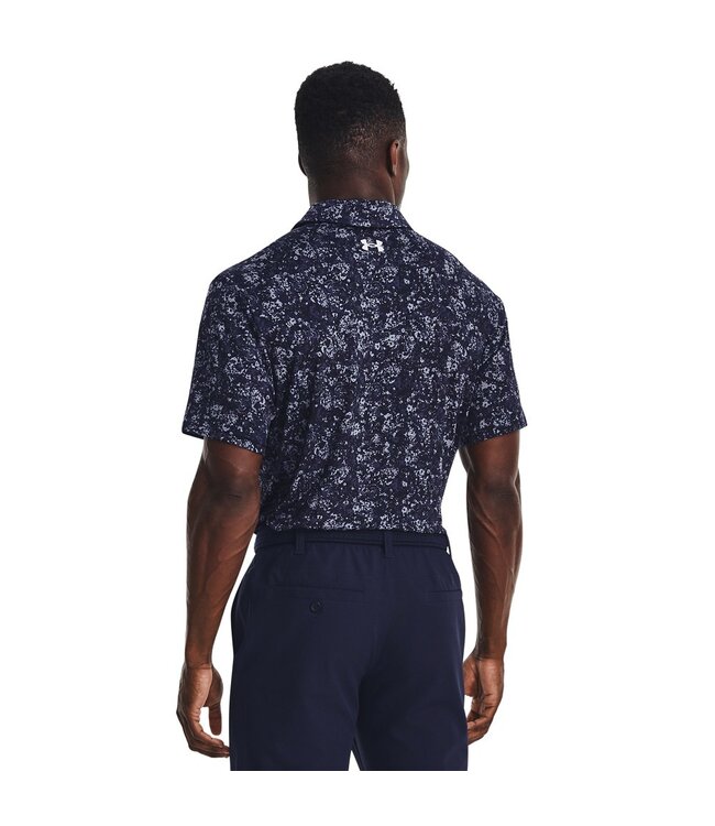 Under Armour Polo imprimé UA Playoff 3.0-Midnight Navy/Midnight Navy/Halo Grey
