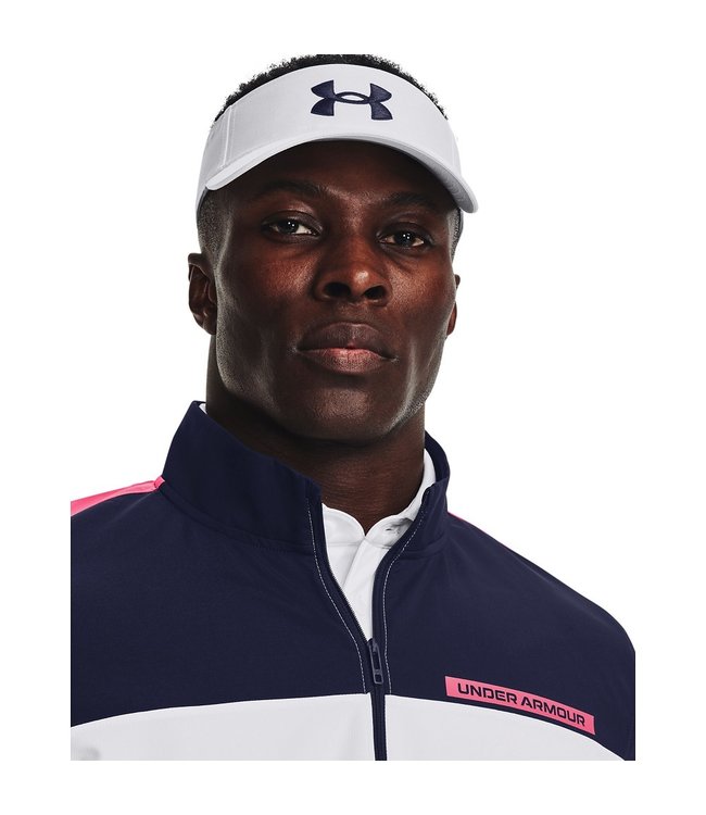 Under Armour UA Storm Windstrike HZ-Blanco / Azul marino medianoche / Rosa Shock