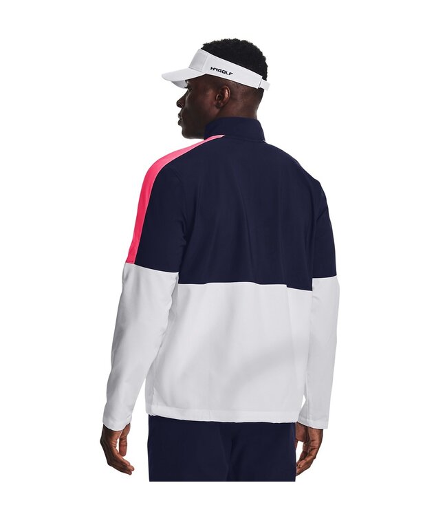Under Armour UA Storm Windstrike HZ-Weiß / Midnight Navy / Pink Shock
