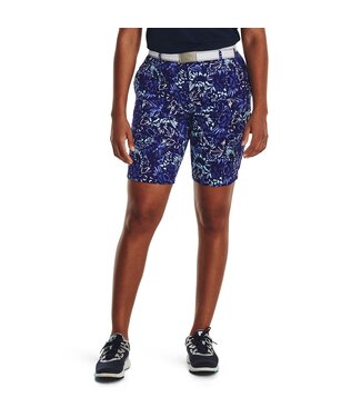 Under Armour Pantalón corto estampado UA Links—Azul Sonar/Azul Baja/Plata metalizado