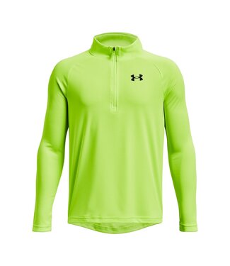 Under Armour UA Tech 2.0 1/2 Zip-Lime Surge // Schwarz