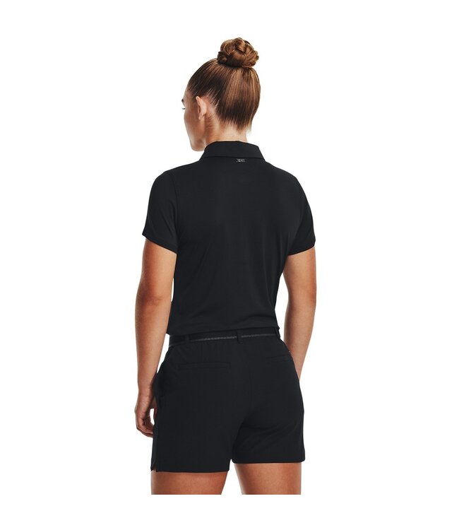 Under Armour UA Zinger Polo SS-Schwarz / Jet Grey / Metallic Silver