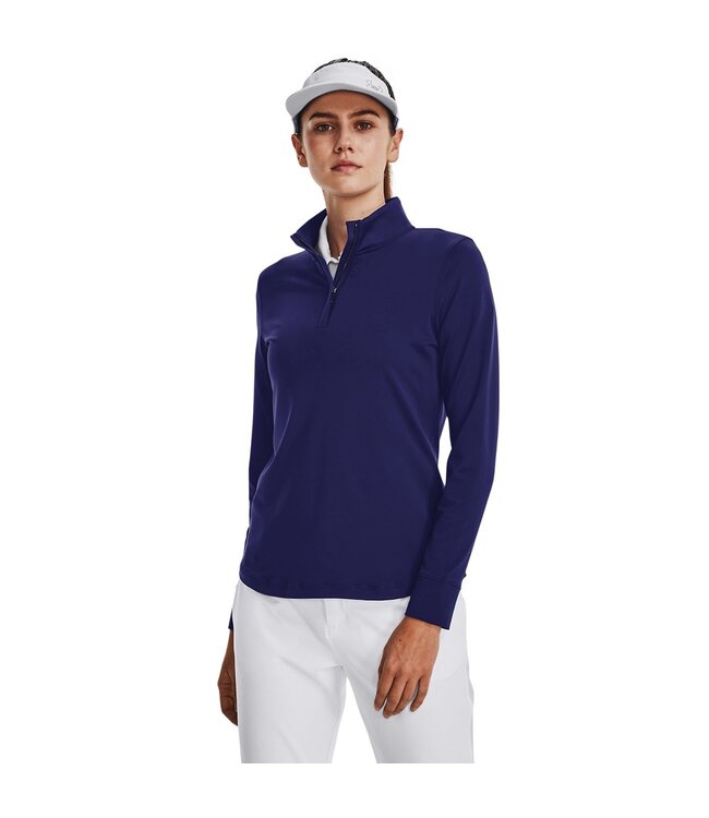 Under Armour UA Zinger 1/4 Zip Sonar Bleu / / Argent métallique