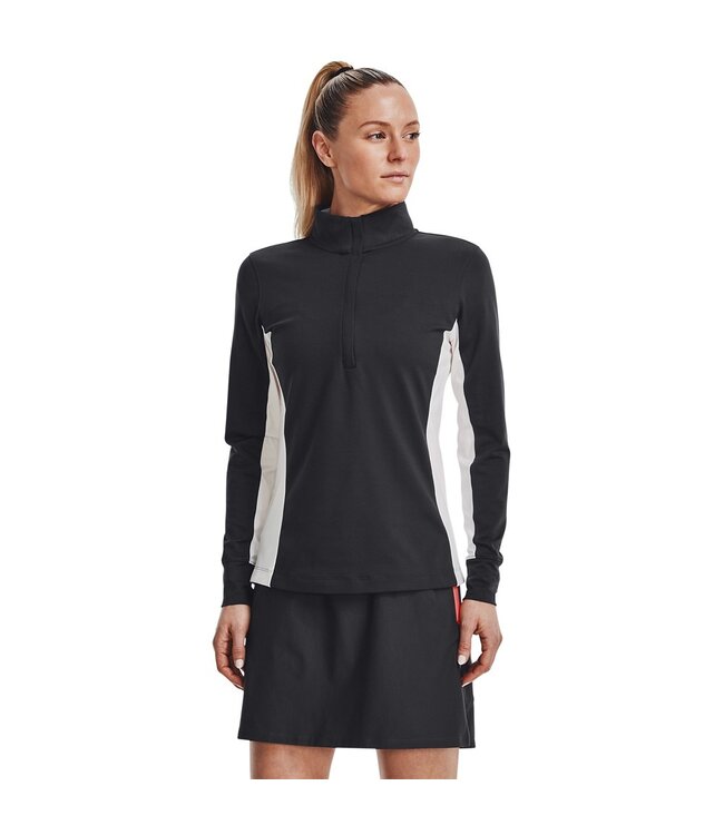 Under Armour UA Storm Midlayer 1/2 Zip-Jet Gris / Noir / Argent métallique