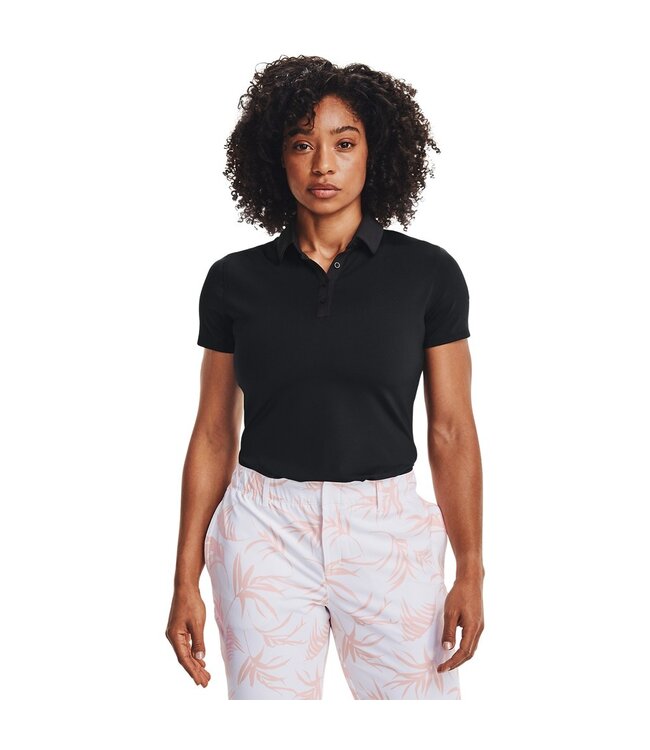 Under Armour Polo UA Zinger Manga Corta-Negro / / Negro