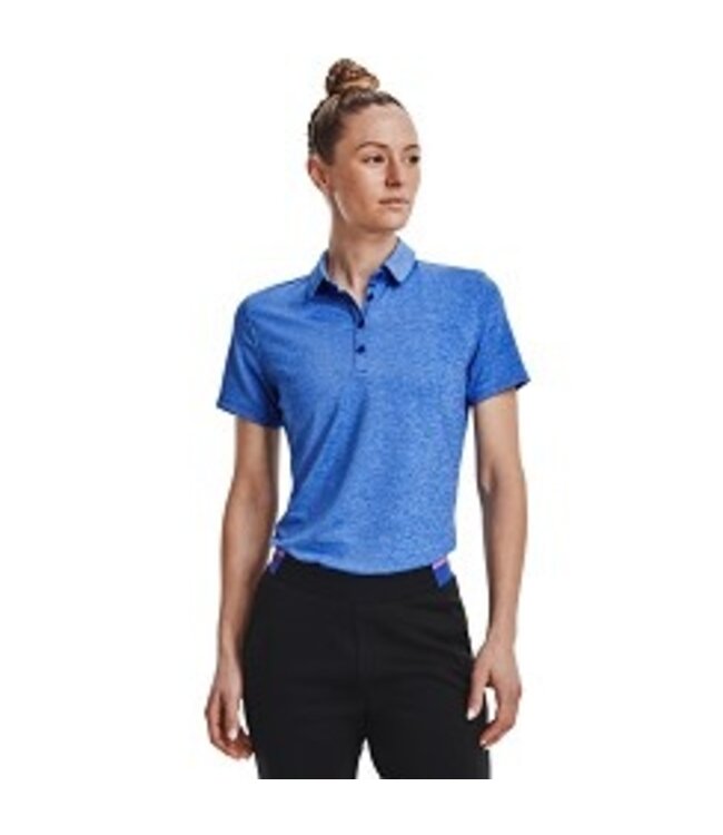 Under Armour Polo à manches courtes UA Zinger - Bleu Versa / Bleu Oxford / Argent métallique